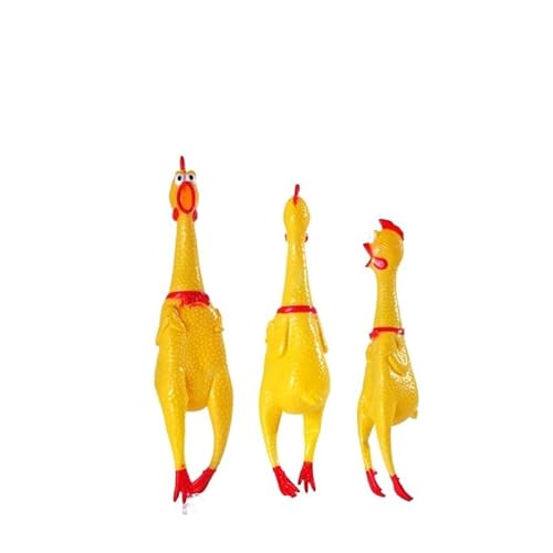 VVDPJLS 1PC Gummi Quietschspielzeug for Hund Schreiendes Huhn Kauknochen Pantoffel Quietschball Hundespielzeug Zahnknirschen & Trainingsspielzeug(O) von VVDPJLS