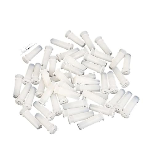 VVDPJLS 50Pcs Kunststoff Spielzeug Noise Maker Einsatz Squeaker Weiß Spielzeug Hund Katze Quietscher Schuhe Reparatur Haustier Spielzeug(L) von VVDPJLS