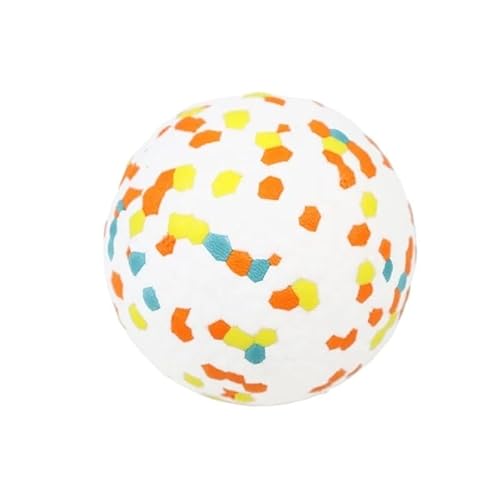 VVDPJLS Haustier-Hundespielzeugball, Leichter Kaugummiball, hohe elastische Bissfestigkeit, interaktives Werfen und Fliegenspielzeug for Zubehör(S 64mm) von VVDPJLS