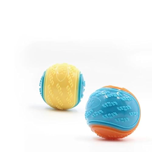 VVDPJLS Hunde-Quietschspielzeugbälle, robuster, langlebiger, hüpfender Kauball, bissfest, Welpentraining, Soundspielzeug, Heimtierbedarf VVDPJLS Hunde-Quietschspielzeugbälle, robuster, langlebiger, hüpfender Kauball, bissfest, Welpentraining, Soundspielzeug, Heimtierbedarf von VVDPJLS