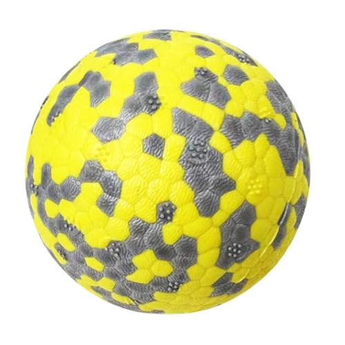VVDPJLS Hundeballspielzeug, hochelastisch, bissfest, zur Linderung von Angstzuständen mit 3D-Vorsprüngen for aggressives, interaktives Haustierzubehör(2.5inch D) von VVDPJLS