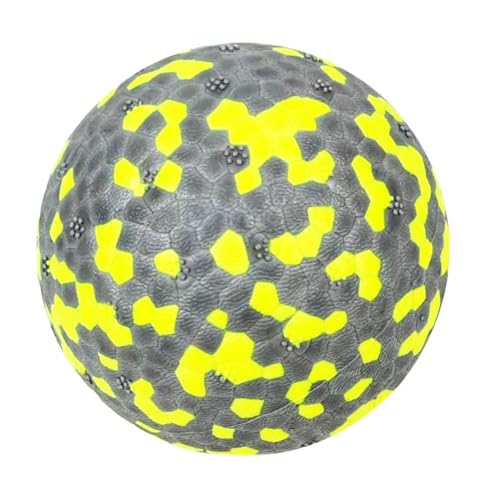 VVDPJLS Hundeballspielzeug, hochelastisch, bissfest, zur Linderung von Angstzuständen mit 3D-Vorsprüngen for aggressives, interaktives Haustierzubehör(2.5inch F) von VVDPJLS