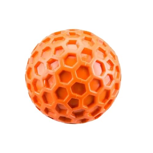 VVDPJLS Hundespielzeug, beißfest, interaktives Wurfgeräusch, Wabenbälle, Naturkautschuk, Zahnungsspielzeug, saubere Zähne, Haustierprodukte(A) von VVDPJLS