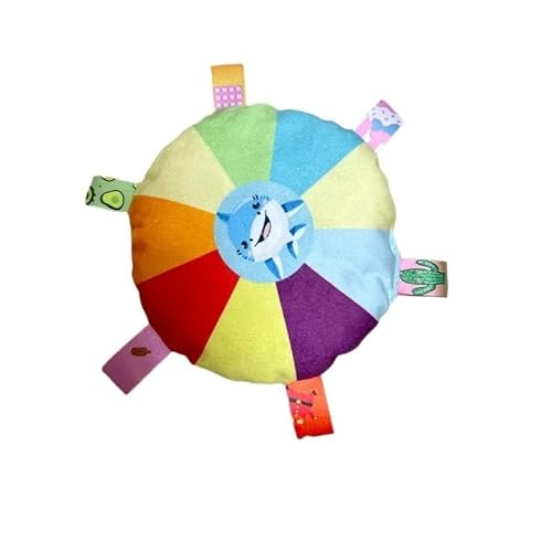 VVDPJLS Lustiges Regenbogen-Hunde-Plüsch-Fliegende-Untertasse-Spielzeug Outdoor Interaktive Trainingsspiele Kauspielzeug Haustiere Fliegende Scheiben Spielzeug mit Glocken VVDPJLS Lustiges Regenbogen-Hunde-Plüsch-Fliegende-Untertasse-Spielzeug Outdoor Interaktive Trainingsspiele Kauspielzeug Haustiere Fliegende Scheiben Spielzeug mit Glocken von VVDPJLS