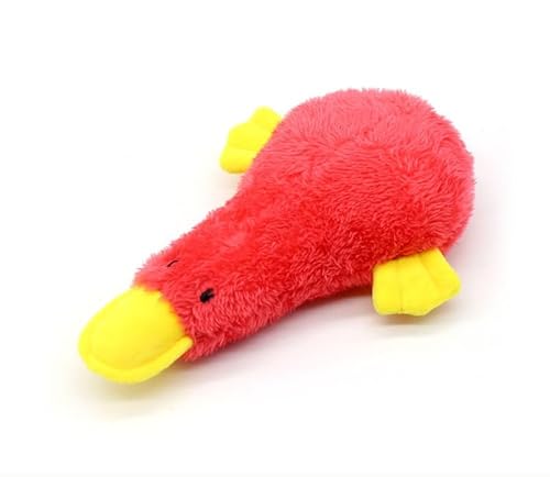 VVDPJLS Süßes Plüsch-Enten-Sound-Spielzeug, ausgestopftes quietschendes Tier-Hundespielzeug, Zahnreinigungs-Kauseil-Spielzeug, lustiges Plüsch-Spielzeug for Katzen(1) von VVDPJLS