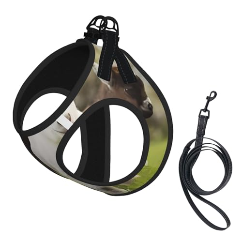 L Pet Leash Vest & Dog Harness - Small Size Cute Goat's Print Leash Set, Reflective, Adjustable for Cats & Dogs L Pet Leash Vest & Dog Harness - Small Size Cute Goat's Print Leash Set, Reflective, Adjustable for Cats & Dogs von VXXNlnn