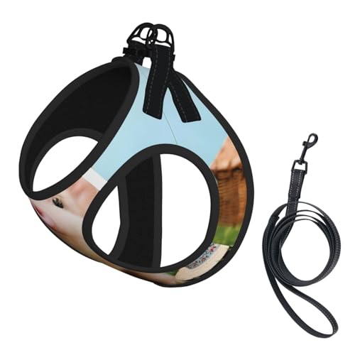 L Pet Leash Vest & Dog Harness - Small Size Cute Pig Print Leash Set, Reflective, Adjustable for Cats & Dogs L Pet Leash Vest & Dog Harness - Small Size Cute Pig Print Leash Set, Reflective, Adjustable for Cats & Dogs von VXXNlnn