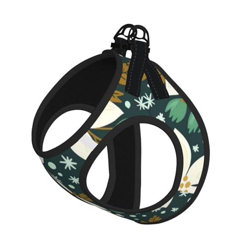 L Pet Leash Vest & Dog Harness - Small Size Floral Pattern Print Leash Set, Reflective, Adjustable for Cats & Dogs L Pet Leash Vest & Dog Harness - Small Size Floral Pattern Print Leash Set, Reflective, Adjustable for Cats & Dogs von VXXNlnn