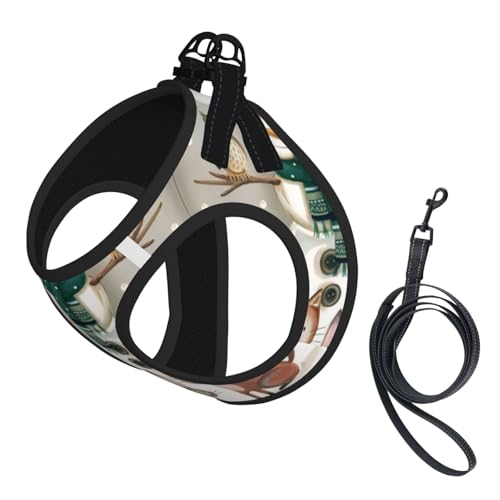 L Pet Leash Vest & Dog Harness - Small Size Owl standing on snowman print leash set, reflective, adjustable for Cats & Dogs L Pet Leash Vest & Dog Harness - Small Size Owl standing on snowman print leash set, reflective, adjustable for Cats & Dogs von VXXNlnn