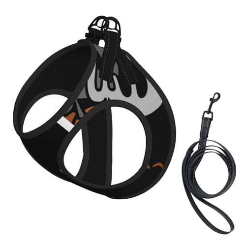 L Pet Leash Vest & Dog Harness - Small Size Rentier Baby Print Leash Set, Reflective, Adjustable for Cats & Dogs L Pet Leash Vest & Dog Harness - Small Size Rentier Baby Print Leash Set, Reflective, Adjustable for Cats & Dogs von VXXNlnn