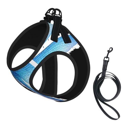 L Pet Leash Vest & Dog Harness - Small Sized Libelle Print Leash Set, Reflective, Adjustable for Cats & Dogs L Pet Leash Vest & Dog Harness - Small Sized Libelle Print Leash Set, Reflective, Adjustable for Cats & Dogs von VXXNlnn