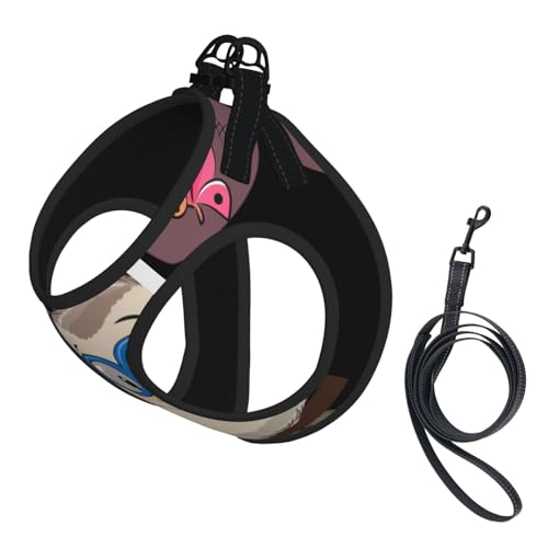 L Pet Leash Vest & Dog Harness - Small Sized Love Birds Print Leash Set, Reflective, Adjustable for Cats & Dogs L Pet Leash Vest & Dog Harness - Small Sized Love Birds Print Leash Set, Reflective, Adjustable for Cats & Dogs von VXXNlnn