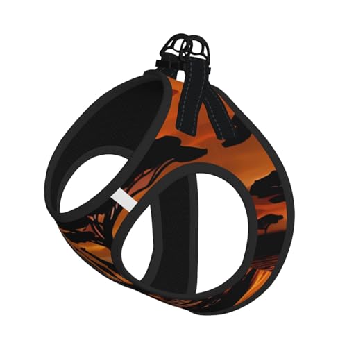 M Pet Leash Vest & Dog Harness - Small Size Afrika Giraffe Majestic Tree Print Leash Set, Reflective, Adjustable for Cats & Dogs M Pet Leash Vest & Dog Harness - Small Size Afrika Giraffe Majestic Tree Print Leash Set, Reflective, Adjustable for Cats & Dogs von VXXNlnn