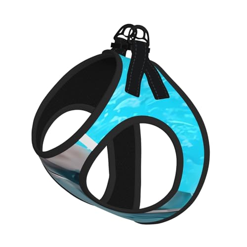 S Pet Leash Vest & Dog Harness - Small Size Adorable Delphin Print Leash Set, Reflective, Adjustable for Cats & Dogs S Pet Leash Vest & Dog Harness - Small Size Adorable Delphin Print Leash Set, Reflective, Adjustable for Cats & Dogs von VXXNlnn