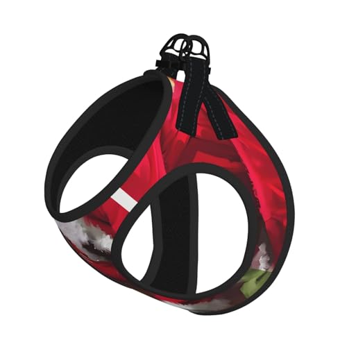 S Pet Leash Vest & Dog Harness - Small Size Merry Christmas Santa Claus Print Leash Set, reflektierend, verstellbar für Katzen und Hunde S Pet Leash Vest & Dog Harness - Small Size Merry Christmas Santa Claus Print Leash Set, reflektierend, verstellbar für Katzen und Hunde von VXXNlnn