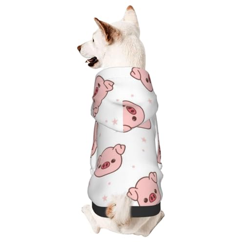 Entzückendes kleines Haustier-Sweatshirt mit Kapuze, atmungsaktiv, geeignet für drinnen und draußen, Haustier-Sweatshirt von VYONNE