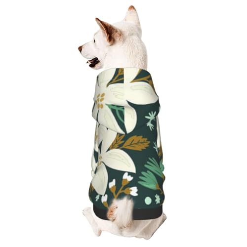 Niedliches Sweatshirt mit Kapuze für kleine Haustiere, Blumenmuster, atmungsaktiv, geeignet für den Innen- und Außenbereich, Haustier-Sweatshirt Niedliches Sweatshirt mit Kapuze für kleine Haustiere, Blumenmuster, atmungsaktiv, geeignet für den Innen- und Außenbereich, Haustier-Sweatshirt von VYONNE