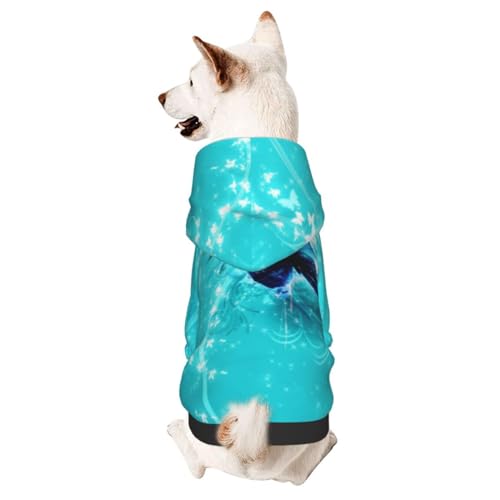 Niedliches Sweatshirt mit Kapuze für kleine Haustiere, atmungsaktiv, geeignet für drinnen und draußen, Haustier-Sweatshirt Niedliches Sweatshirt mit Kapuze für kleine Haustiere, atmungsaktiv, geeignet für drinnen und draußen, Haustier-Sweatshirt von VYONNE