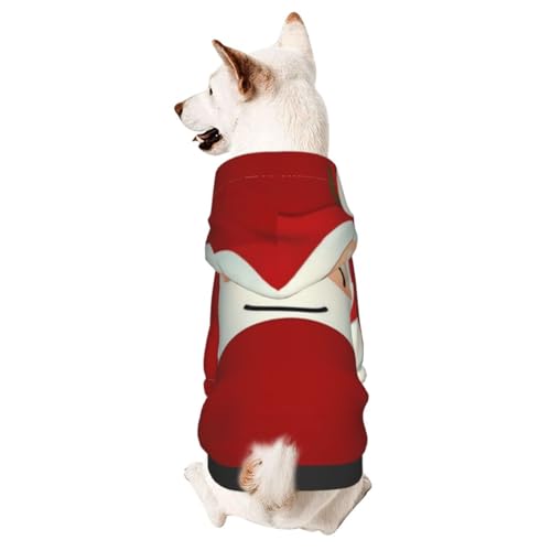Süßes Sweatshirt mit Kapuze für kleine Haustiere, Weihnachtsmann, atmungsaktiv, geeignet für drinnen und draußen, Haustier-Sweatshirt Süßes Sweatshirt mit Kapuze für kleine Haustiere, Weihnachtsmann, atmungsaktiv, geeignet für drinnen und draußen, Haustier-Sweatshirt von VYONNE