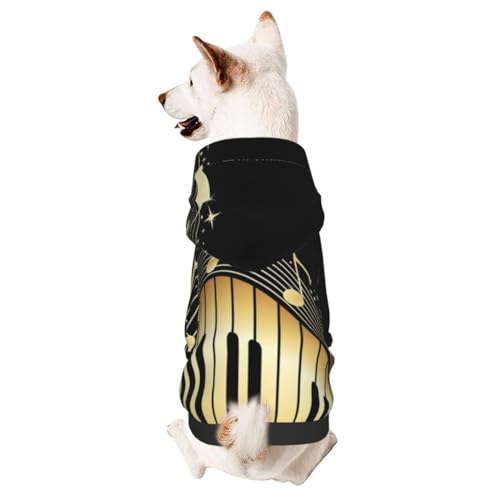 Süßes kleines Haustier Musik Kapuzen-Sweatshirt - Atmungsaktive Haustierkleidung, geeignet für drinnen und draußen - Haustier Sweatshirt Süßes kleines Haustier Musik Kapuzen-Sweatshirt - Atmungsaktive Haustierkleidung, geeignet für drinnen und draußen - Haustier Sweatshirt von VYONNE