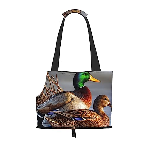 Tragbare faltbare Haustier Schulter Stockente Tasche - Hohe Dichte Reißfest Haustier Reise Handtasche für Kleintiere Tragbare faltbare Haustier Schulter Stockente Tasche - Hohe Dichte Reißfest Haustier Reise Handtasche für Kleintiere von VYONNE
