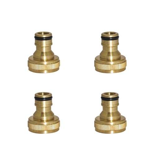 VZU 4 Stücke 3/4 Zoll Verschraubung Wasserhahn Stecker, Wasserhahn-Adapter, Mischer Hahn Schlauch Adapter, Schlauchadapter, Gartenschlauch Wasserhahn Adapters Anschluss VZU 4 Stücke 3/4 Zoll Verschraubung Wasserhahn Stecker, Wasserhahn-Adapter, Mischer Hahn Schlauch Adapter, Schlauchadapter, Gartenschlauch Wasserhahn Adapters Anschluss von VZU