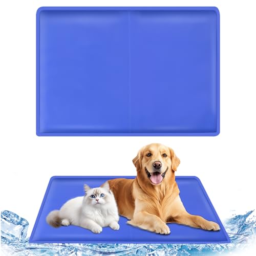VZXZXE Kühlmatte Hund 65 * 50cm, Selbstkühlende Kühldecke Hund, Ungiftiges Gel Kühlmatte für Katzen, Geeignet für Heiße Sommer VZXZXE Kühlmatte Hund 65 * 50cm, Selbstkühlende Kühldecke Hund, Ungiftiges Gel Kühlmatte für Katzen, Geeignet für Heiße Sommer von VZXZXE