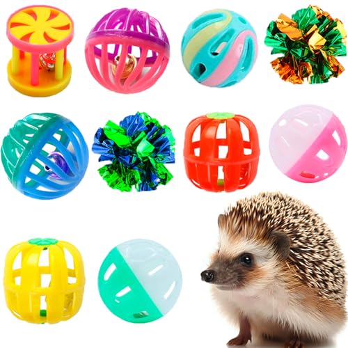 VZqola Niedliches Igel-Anreicherungsspielzeug, Igelzubehör, Käfigzubehör, Kleintierspielzeug, Ballglocke, interaktives Spielzeug, gefüllter Übungsball, Spielzeug für Hamster, Eidechse, Schildkröte VZqola Niedliches Igel-Anreicherungsspielzeug, Igelzubehör, Käfigzubehör, Kleintierspielzeug, Ballglocke, interaktives Spielzeug, gefüllter Übungsball, Spielzeug für Hamster, Eidechse, Schildkröte von VZqola