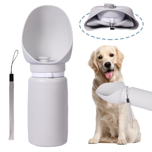 VacFreKep 550ml Silikon Hund Wasser Boden mit Komfort Easy Drinking, Portable Hundenapf mit Blatt Beweis Design, Faltbare extra breite Tasse, Food Grade Portable Hund Wasser Boden VacFreKep 550ml Silikon Hund Wasser Boden mit Komfort Easy Drinking, Portable Hundenapf mit Blatt Beweis Design, Faltbare extra breite Tasse, Food Grade Portable Hund Wasser Boden von VacFreKep