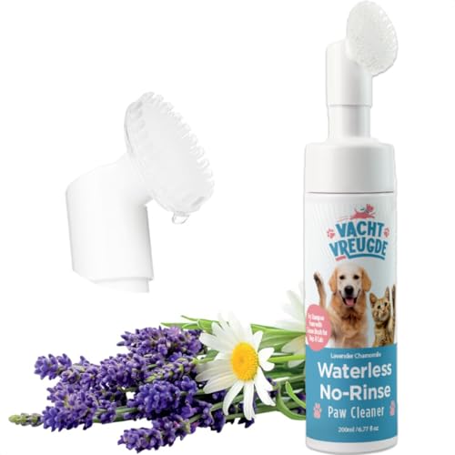 Vacht Vreugde Hundepfotenreiniger 200ml - Paw Cleaner für Hunde und Katzen - Hundepfotenreiniger mit 100% natürlichen Inhaltsstoffen - Pfotenreiniger für Saubere Pfoten und Pflege Fell Vacht Vreugde Hundepfotenreiniger 200ml - Paw Cleaner für Hunde und Katzen - Hundepfotenreiniger mit 100% natürlichen Inhaltsstoffen - Pfotenreiniger für Saubere Pfoten und Pflege Fell von Vacht Vreugde