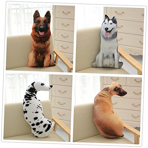 Vaguelly 1 Stück Plüschtiere Sofa Polster Couch Polster sofaauflage Sofakissen couchauflage geformtes Kissen Wurfskissen des Hundes 3D Simulationshundekissen 3D-Hundekissen von Vaguelly