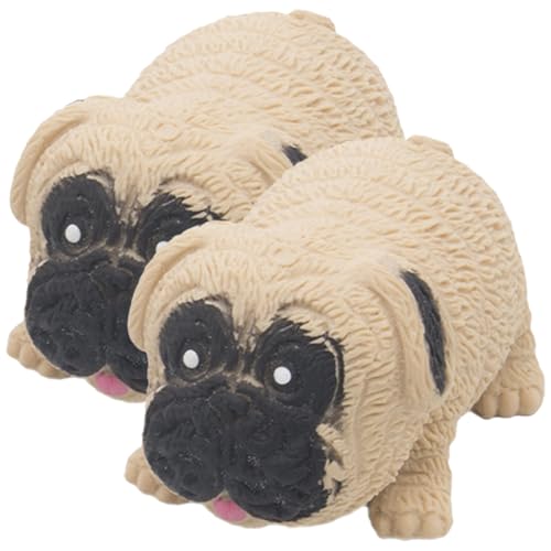 Vaguelly 2 Stück Dekompression Mopsspielzeug Stressspielzeug in Welpenform Dehnbares Für Hunde Für Tierisches Quetschspielzeug Dehnbares Stressspielzeug Vaguelly 2 Stück Dekompression Mopsspielzeug Stressspielzeug in Welpenform Dehnbares Für Hunde Für Tierisches Quetschspielzeug Dehnbares Stressspielzeug von Vaguelly
