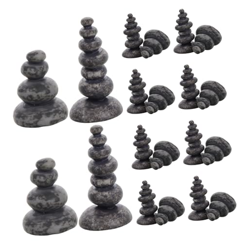 Vaguelly 20stücke Felsstatuen Japanische -Dekorationen Zen-balancesteine Aus Harz Handgefertigte Gartendekorationen Für Natürliche Stapelbare Steinfiguren Für Aquarienlandschaften Und Vaguelly 20stücke Felsstatuen Japanische -Dekorationen Zen-balancesteine Aus Harz Handgefertigte Gartendekorationen Für Natürliche Stapelbare Steinfiguren Für Aquarienlandschaften Und von Vaguelly