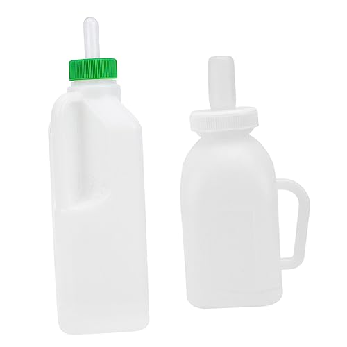 Vaguelly 2Stücke Multifunktionale Fütterungsflasche für Kälber Flasche Kunststoff Design für Einfache Milchfüllung für Tierhalter Vaguelly 2Stücke Multifunktionale Fütterungsflasche für Kälber Flasche Kunststoff Design für Einfache Milchfüllung für Tierhalter von Vaguelly
