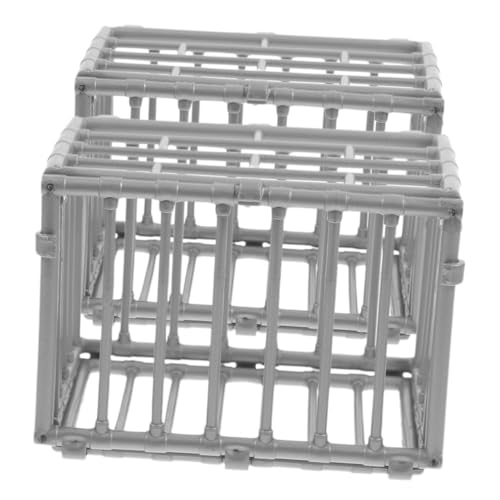 Vaguelly 2stücke Miniaturkäfig Modell Aus Abs Material Langlebiger Mini Hauskäfig Für Kleine Actionfiguren Bruchfester Spielzeug Käfig Mit Lebendigen Details Und Natürlichem Texturdesign Zu Vaguelly 2stücke Miniaturkäfig Modell Aus Abs Material Langlebiger Mini Hauskäfig Für Kleine Actionfiguren Bruchfester Spielzeug Käfig Mit Lebendigen Details Und Natürlichem Texturdesign Zu von Vaguelly