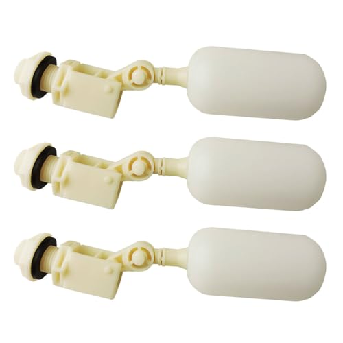 Vaguelly 3-teiliges Schwimmer-Kugelventil mit verstellbarem Arm, automatische Wasserstandsregelung, Tränkeschüssel-Zubehör für Hunde, Pferde, Ziegen, Schafe, Schweine, Rinder Vaguelly 3-teiliges Schwimmer-Kugelventil mit verstellbarem Arm, automatische Wasserstandsregelung, Tränkeschüssel-Zubehör für Hunde, Pferde, Ziegen, Schafe, Schweine, Rinder von Vaguelly