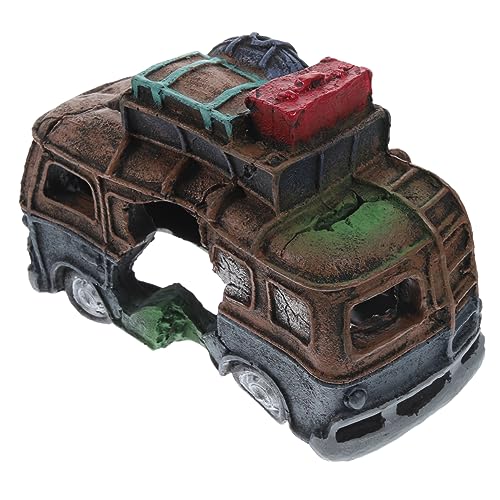 Vaguelly Aquarium Dekoration Busförmiges Versteck für Schildkröten und Fische Farbenfrohe Höhle als Versteck für Aquarien Einzigartiges Ornament für Lebendige Zufällige Zufällige Farbe Vaguelly Aquarium Dekoration Busförmiges Versteck für Schildkröten und Fische Farbenfrohe Höhle als Versteck für Aquarien Einzigartiges Ornament für Lebendige Zufällige Zufällige Farbe von Vaguelly