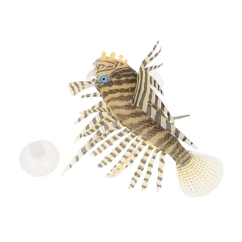 Vaguelly Aquarium Simulation Fisch Dekor Ornament Zubehör Dekoration Kunstfisch Für Süß Und Salzwasser Mit Saugnapf-Design von Vaguelly