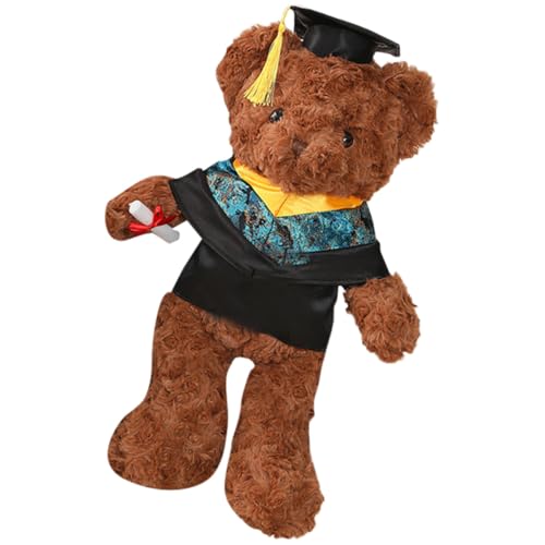 Vaguelly Bär Plüschtier für Waschbarer Stoffbär mit Doktorhut Süßes zur Graduierung für Kleinkinder im Schlafzimmer Vaguelly Bär Plüschtier für Waschbarer Stoffbär mit Doktorhut Süßes zur Graduierung für Kleinkinder im Schlafzimmer von Vaguelly