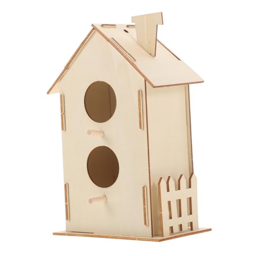 Vaguelly DIY Holz Vogelhaus Bausatz für Kreatives Bastelset zum Anmalen für Graffiti und Handwerksprojekte Fördert Motorische Fähigkeiten und Kreativität Doppelstock Version Vaguelly DIY Holz Vogelhaus Bausatz für Kreatives Bastelset zum Anmalen für Graffiti und Handwerksprojekte Fördert Motorische Fähigkeiten und Kreativität Doppelstock Version von Vaguelly