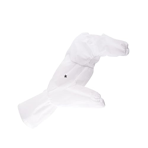 Vaguelly Hunde Schutzkleidung für Sommer Atmungsaktiver Bequemer und Leichter Sonnenschutz für Hunde Weiß für Outdoor Aktivitäten und UV Schutz mit Verstellbarem Design für Passform Vaguelly Hunde Schutzkleidung für Sommer Atmungsaktiver Bequemer und Leichter Sonnenschutz für Hunde Weiß für Outdoor Aktivitäten und UV Schutz mit Verstellbarem Design für Passform von Vaguelly