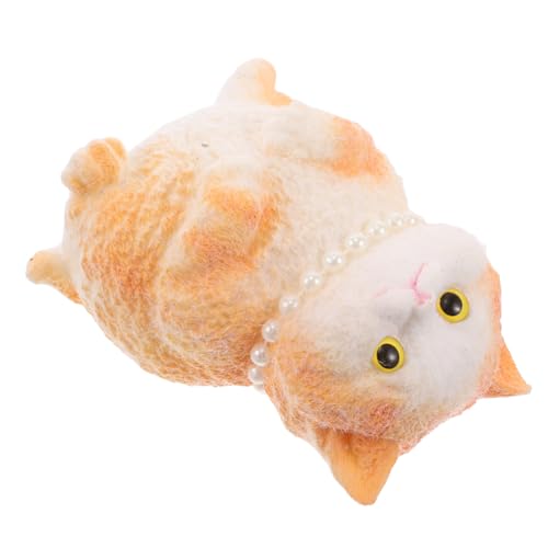 Vaguelly Matschige Squishy Dehnbares Katzenspielzeug für Innenräume Realistische Süße Figur für Katzenliebhaber und Fans von Stressabbau Vaguelly Matschige Squishy Dehnbares Katzenspielzeug für Innenräume Realistische Süße Figur für Katzenliebhaber und Fans von Stressabbau von Vaguelly