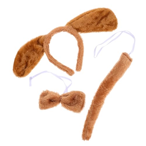 Vaguelly Plüsch Hundekostüm Teilig mit Hundekopf Haarband und Weiches Cosplay Party Zubehör Bequemes Langlebiges Hunde Accessoire für Bühnenauftritte und Feierlichkeiten Vaguelly Plüsch Hundekostüm Teilig mit Hundekopf Haarband und Weiches Cosplay Party Zubehör Bequemes Langlebiges Hunde Accessoire für Bühnenauftritte und Feierlichkeiten von Vaguelly