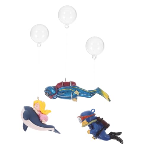 Vaguelly Schwimmender Taucher Aquarium Dekoration Aquarium Zubehör Taucher Ornament Figur Kleines Zubehör Für Fisch Dekoration Für von Vaguelly