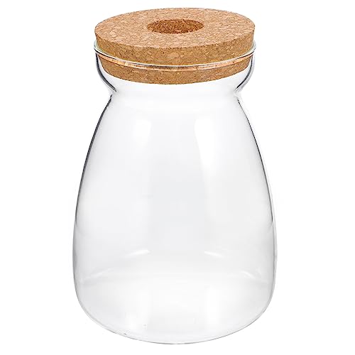 Vaguelly Terrarium Glasbehälter für Pflanzen Mikrolandschaftsbehälter Transparentes Design mit Praktischem Deckel für Innendekoration und Pflanzenpflege Vaguelly Terrarium Glasbehälter für Pflanzen Mikrolandschaftsbehälter Transparentes Design mit Praktischem Deckel für Innendekoration und Pflanzenpflege von Vaguelly