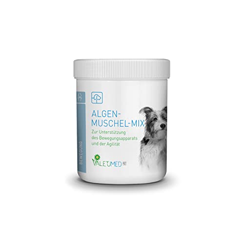 Valetumed Algen-Muschel-Mix, 150g, Zusatzfutter für Hunde zur Unterstützung der Gelenke und zum Erhalt der Agilität von Valetumed