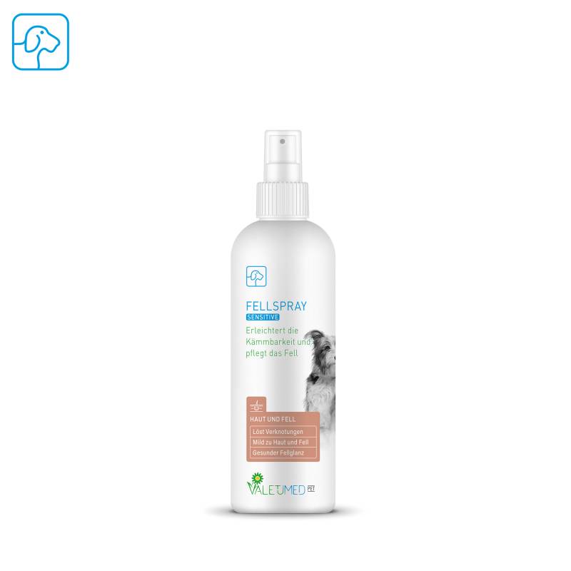 Valetumed Fellspray Sensitive 100 ml Erleichtert die Kämmbarkeit und pflegt das Fell Valetumed Fellspray Sensitive 100 ml Erleichtert die Kämmbarkeit und pflegt das Fell von Valetumed
