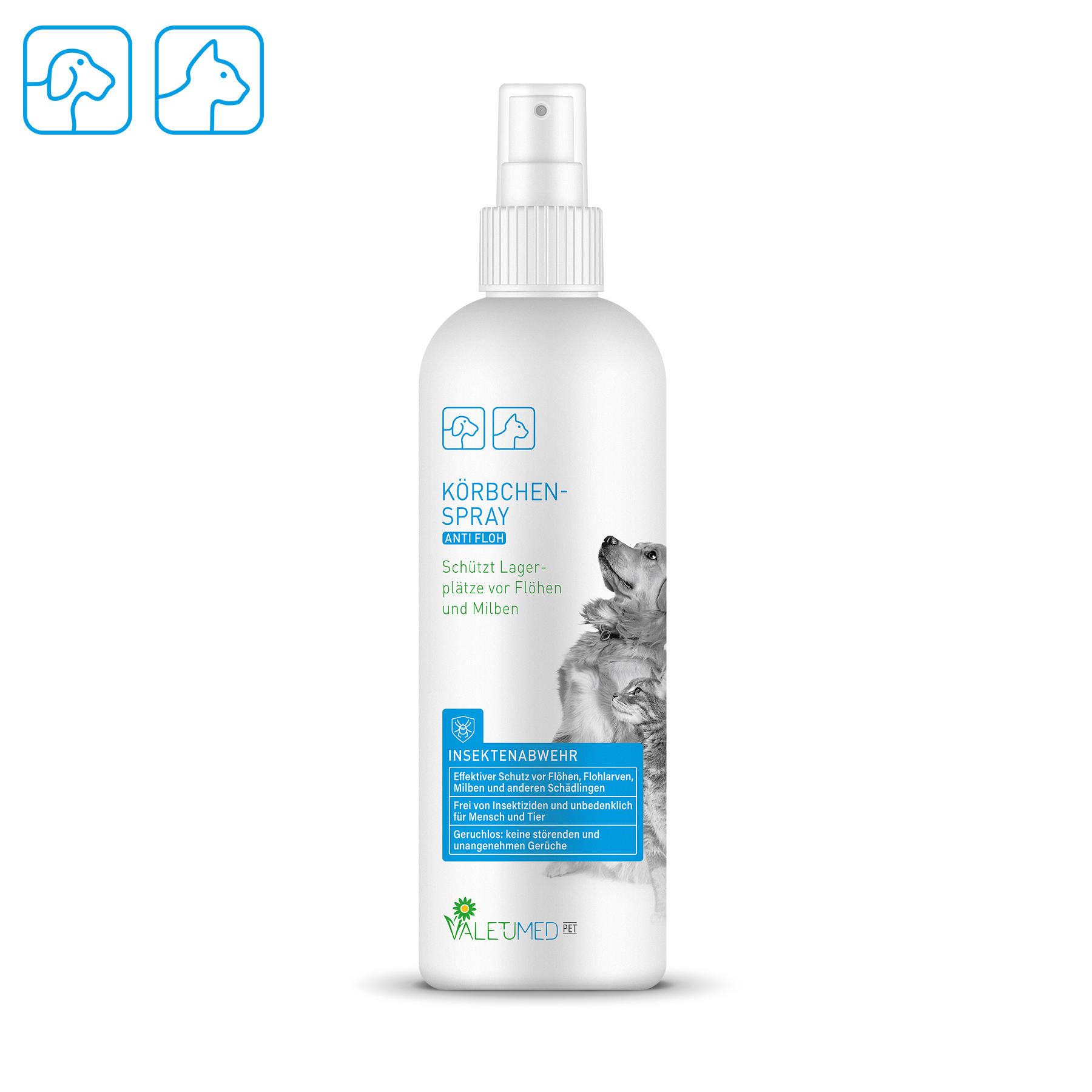 Valetumed Körbchenspray Home 200 ml Schütz die Lagerplätze vor Flöhen und Milben Valetumed Körbchenspray Home 200 ml Schütz die Lagerplätze vor Flöhen und Milben von Valetumed