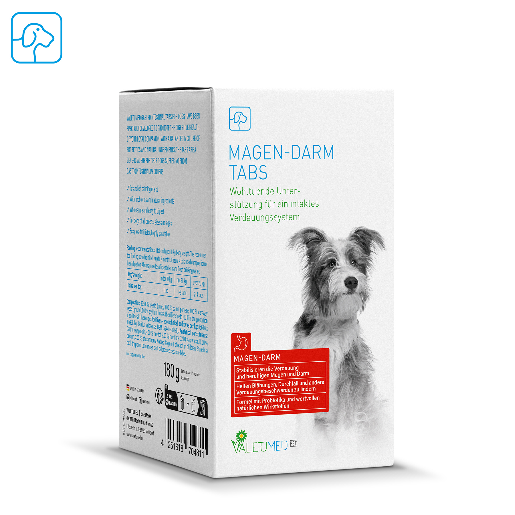 Valetumed Magen Darm Tabs 180 g Unterstützung eines gesunden Verdauungssystems Valetumed Magen Darm Tabs 180 g Unterstützung eines gesunden Verdauungssystems von Valetumed