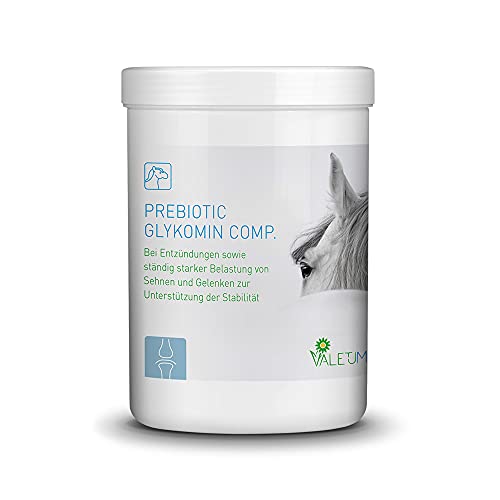 Valetumed PREBIOTIC GLYKOMIN COMP., 750 g, Ergänzungsfutter für Pferde, unterstützend bei starker Belastung von Sehnen und Gelenken, von Pferdekliniken und Tierärzten empfohlen von Valetumed
